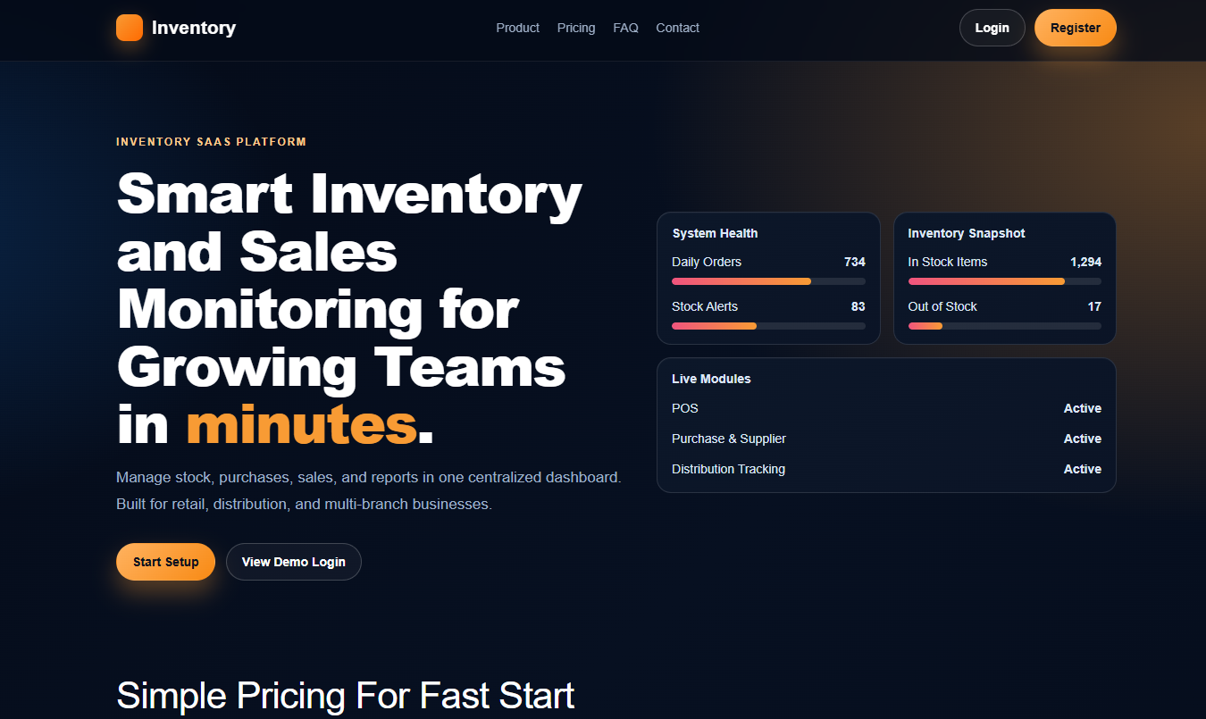 SAAS Inventory